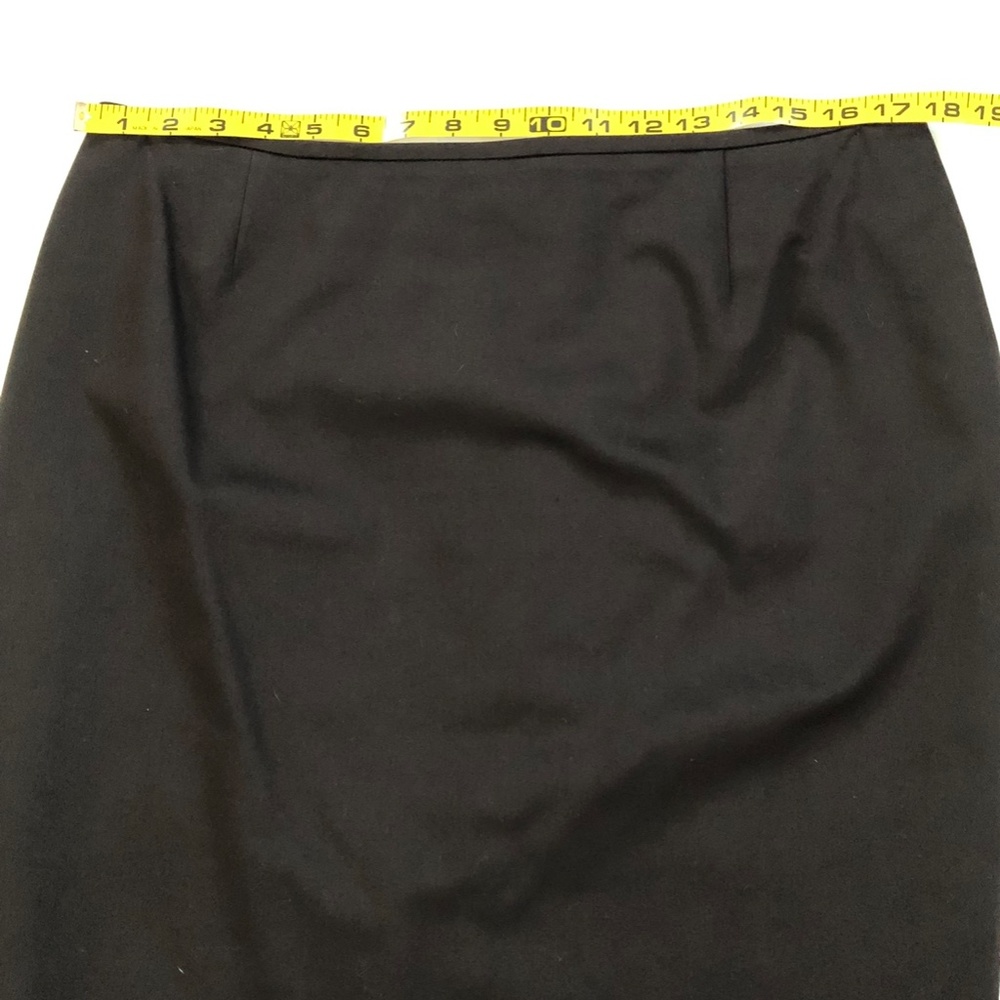 Tahari ASL Women’s Two Piece Gold and Dark Brown Cap Sleeve Skirt Suit Size 14P - Picture 11 of 16